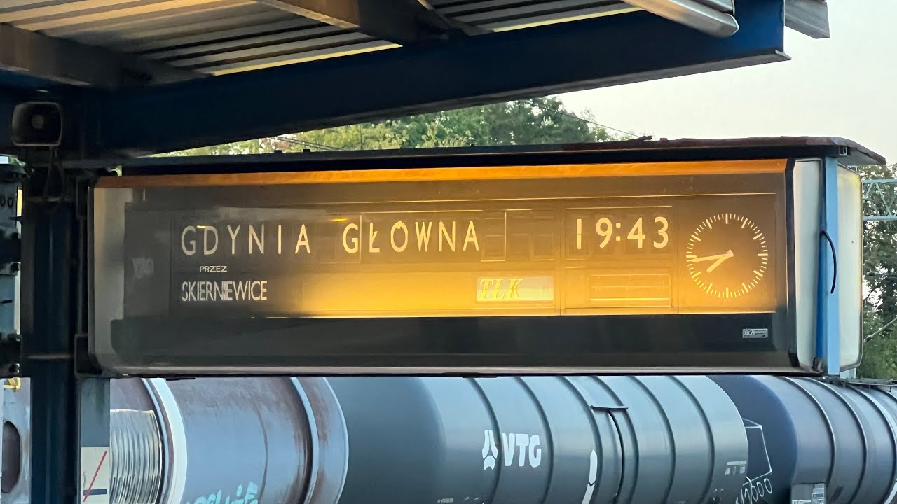 Łódź Fabryczna - Warszawa Centralna z okna TLK Katamaran
