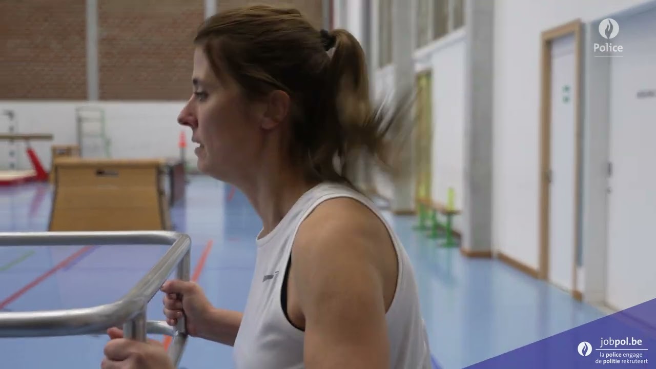 Parcours sportif - épreuve de sélection Police Belge