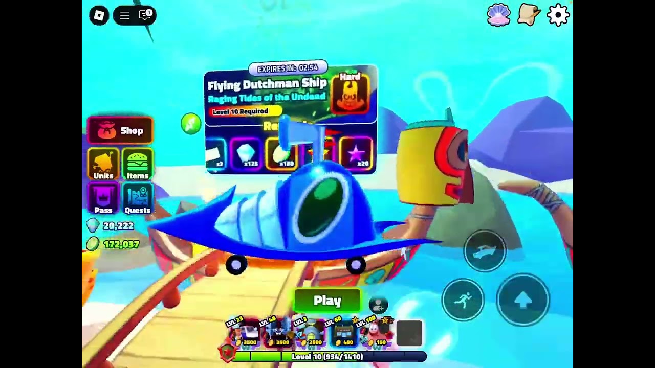 How to beat rogue mode without a secret or exotic in SpongeBob tower defense