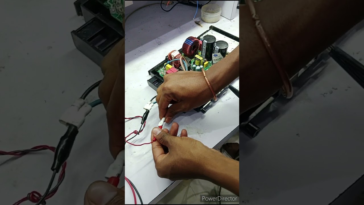 carrier inverter split ac outdoor circuit board repair #youtubeshort #carrierinverter #circuitboard