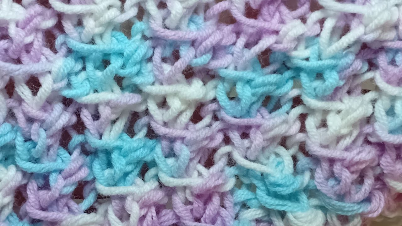 Вяжем красивый, лёгкий, воздушный узор для  изделий. We knit a beautiful, light, airy pattern. 