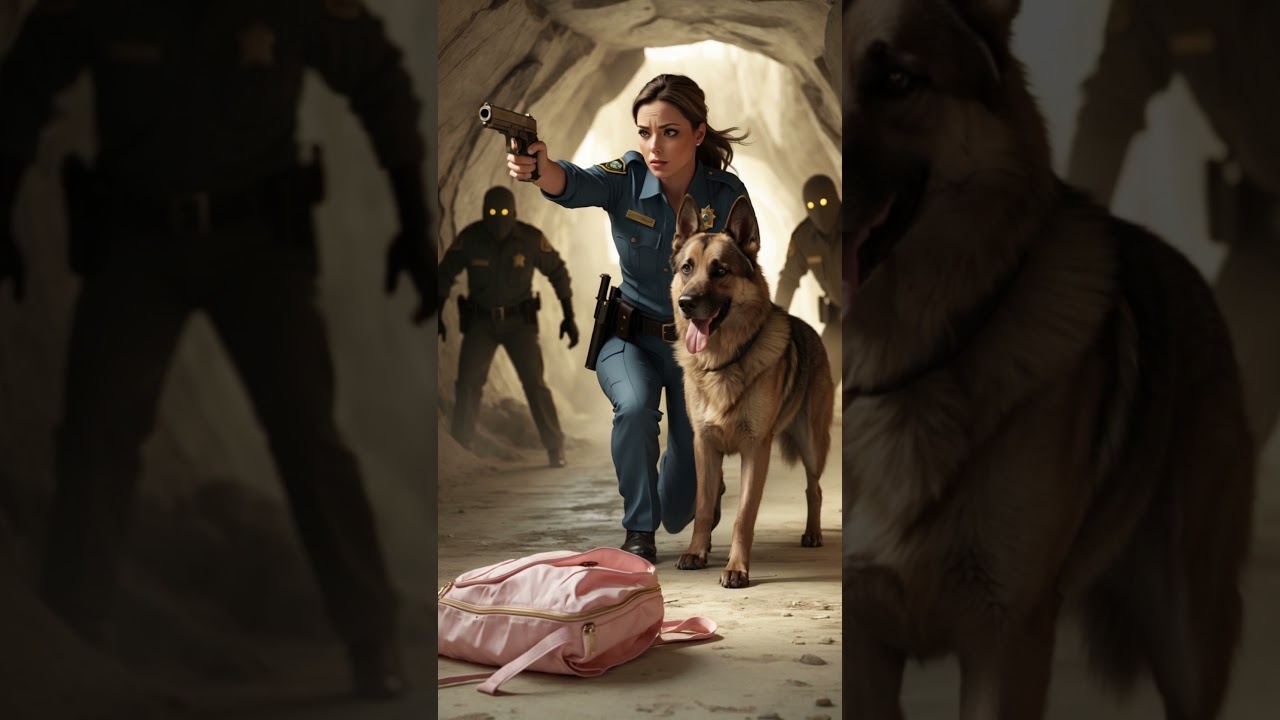 Als das Leben eines Kindes in Gefahr war, weigerte sich dieser Polizeihund K9, zur&uuml;ckzuweichen.