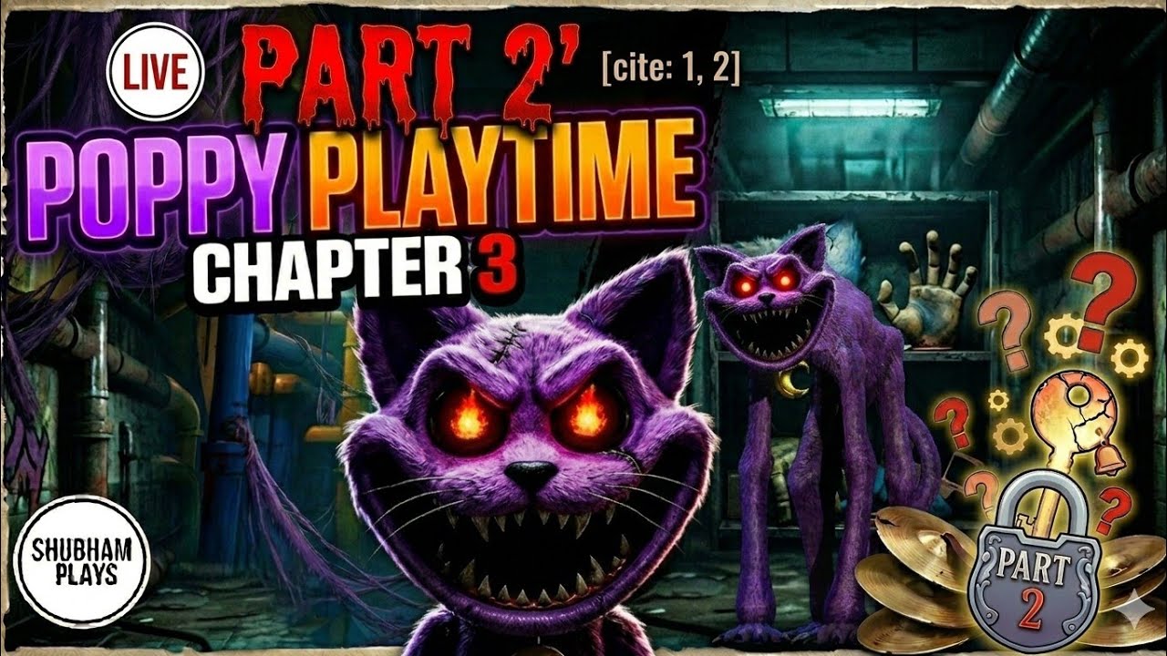 Part 2 | Playing Poppy Playtime Chapter 3 Live | Gameplay |