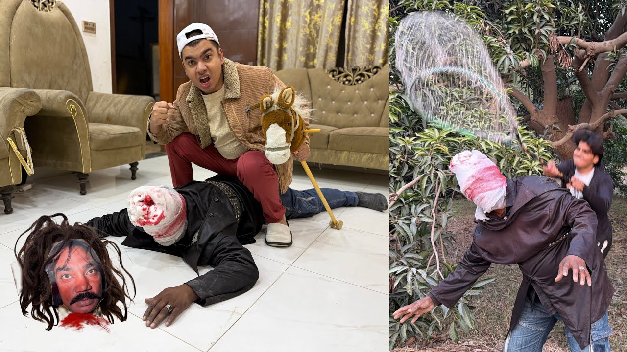 SIR KATA KO PAKAR LEA 🥳 BHT DANGEROUS Ha 