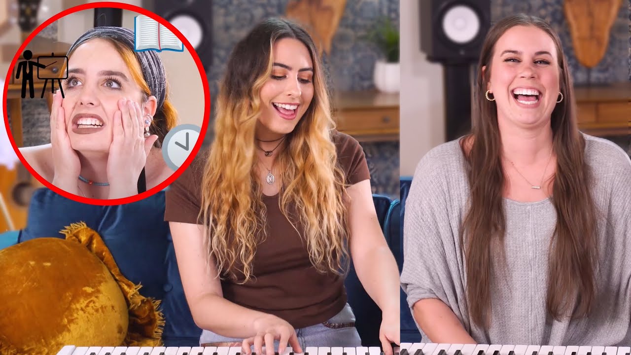 Sister VS Sister: who can write a song in 10 min?