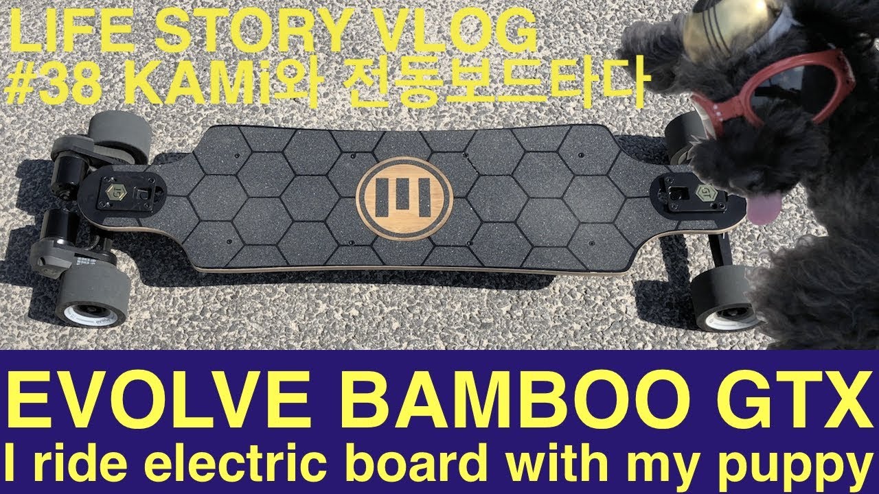 #38 KAMi와 전동보드타다9 EVOLVE bamboo GTX st