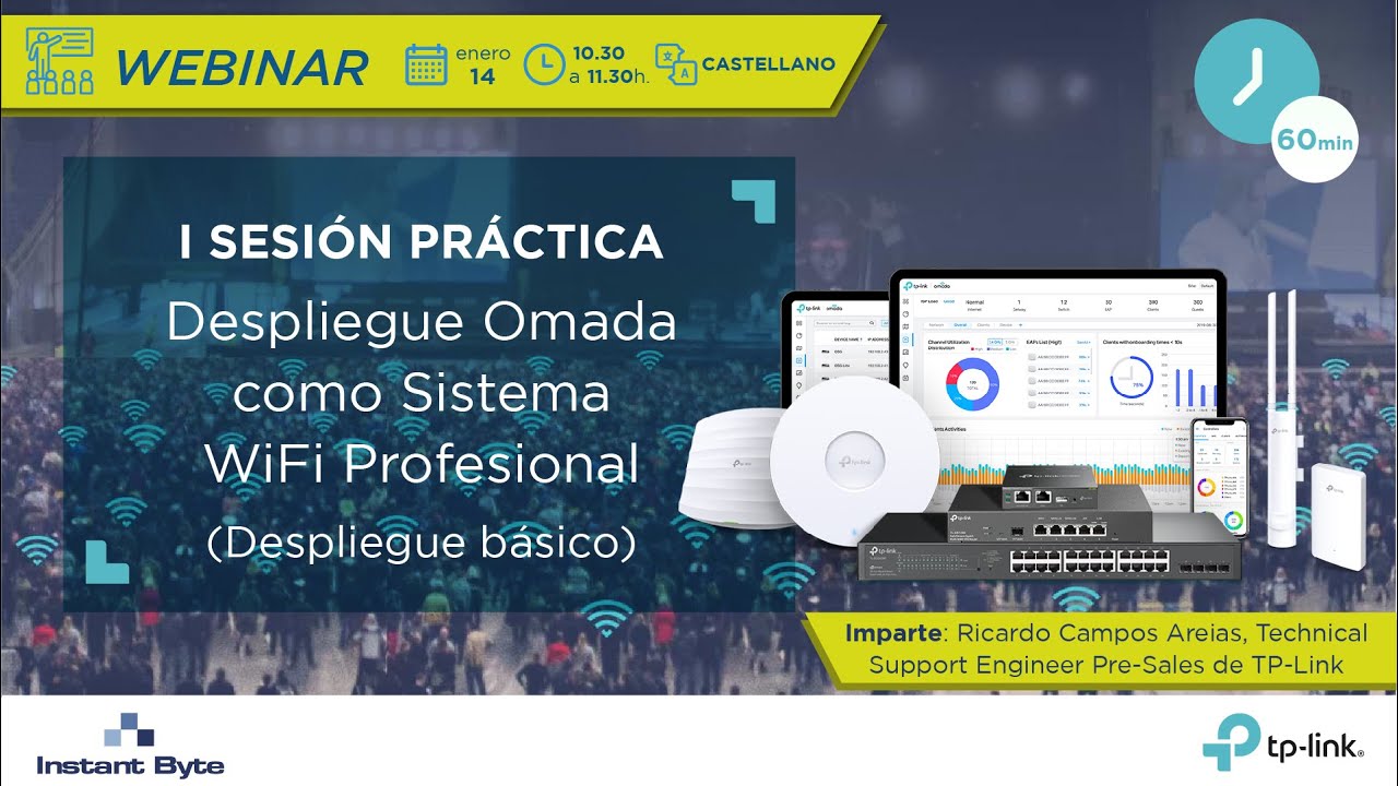 TP-Link | I Práctica de Despliegue Omada como Sistema WiFi Profesional en Almacenes y Restauración