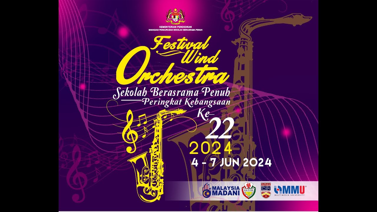 Majlis Penutupan dan Penyampaian Hadiah Festival Wind Orchestra Sekolah Berasrama Penuh 2024