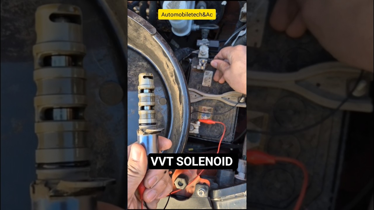 How to test VVT Timing solenoid | How to check variable valve solenoid | Cleen vvt solenoid