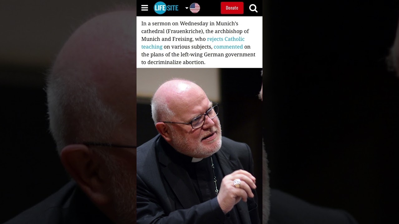 Cardinal Marx Says Law Allowing Abortion Up to 12 Weeks &lsquo;Contributed to Peace&rsquo; in Germany