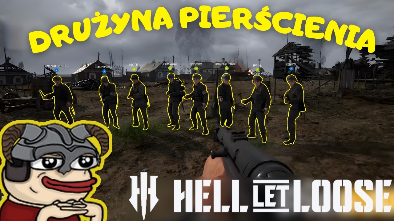 Ekipa podwyszonego RYZYKA czyli KAłACH gra w Hell Let Loose z widzami