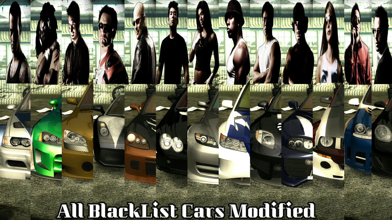 NFS Most Wanted | Top 15 Blacklist Cars | Top Speed Battle | Most Wanted Redux | 4K 60 FPS |