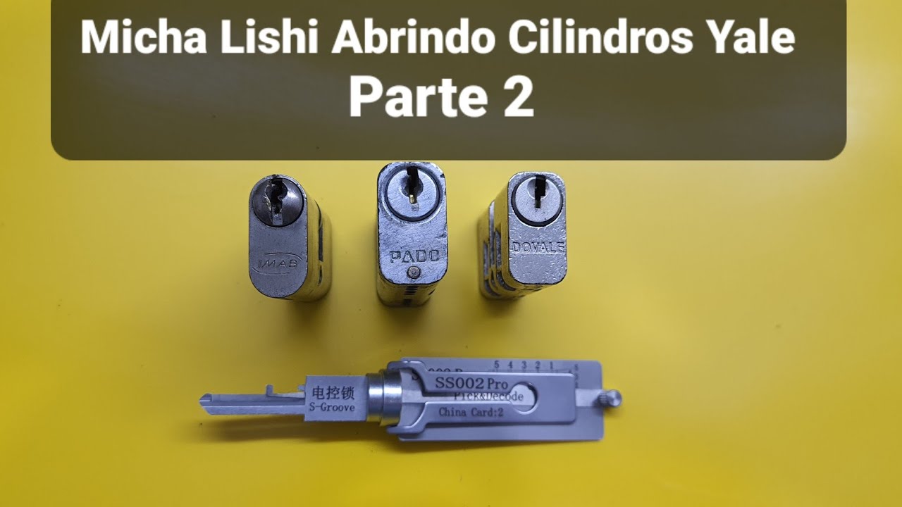 ✅🔑MICHA LISHI - Abrindo Cilindros PADO , IMAB e SOPRANO - Parte 2  @ChaveiroHM