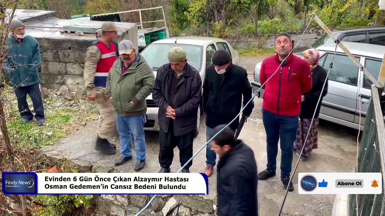 Evinden 6 Gün Önce Çıkan Alzaymır Hastası Osman Gedemen’in Cansız Bedeni Bulundu