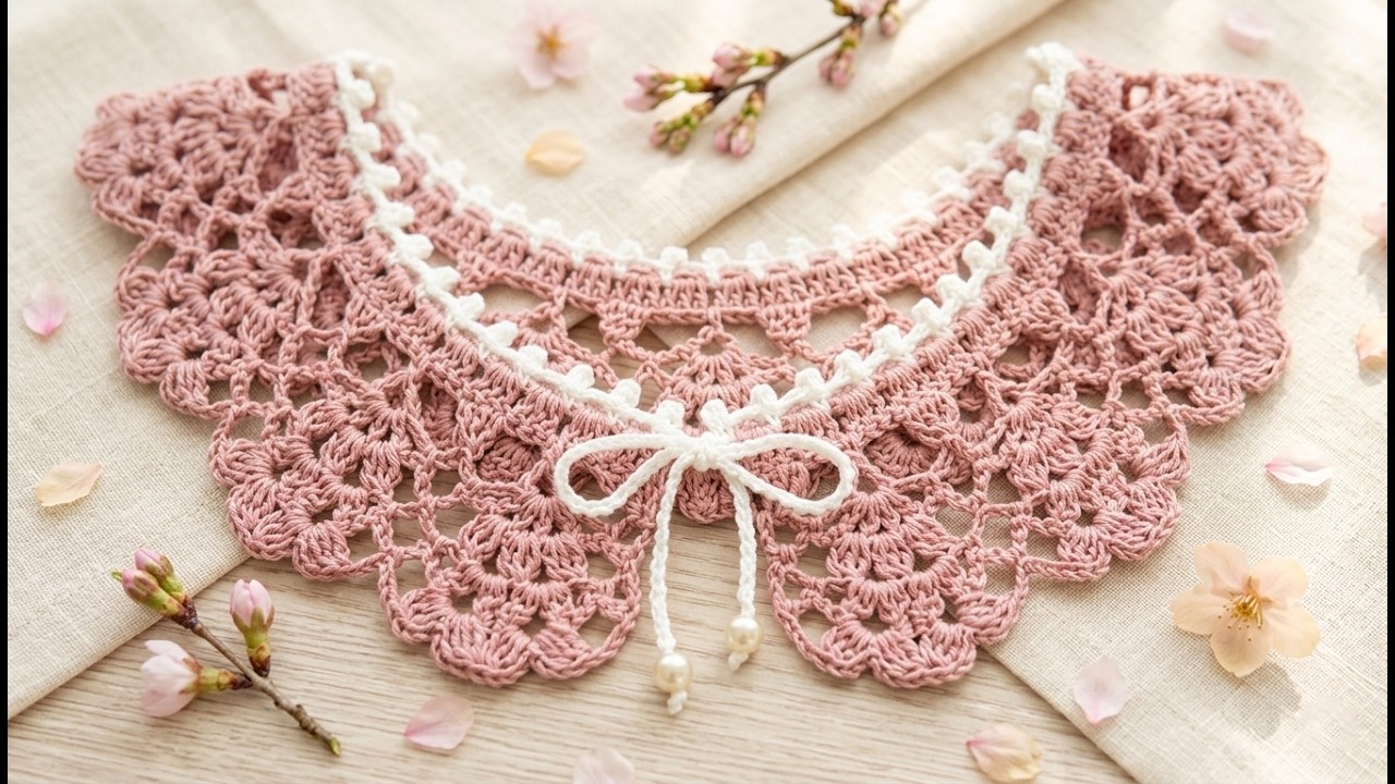 #185 Crochet collar[Eng]