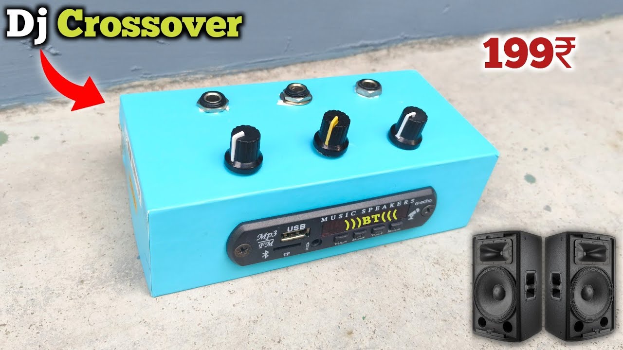 3 Chanel DJ Mixer Machine Home Made ll Dj Crossover