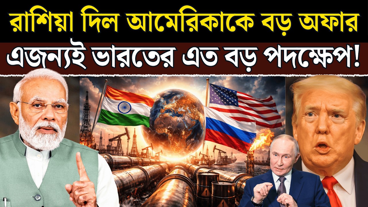 Leaked Russian Memo ফাঁস! Discount Oil শেষ হলে India–US Trade Deal ও Global Power Game কোন দিকে?
