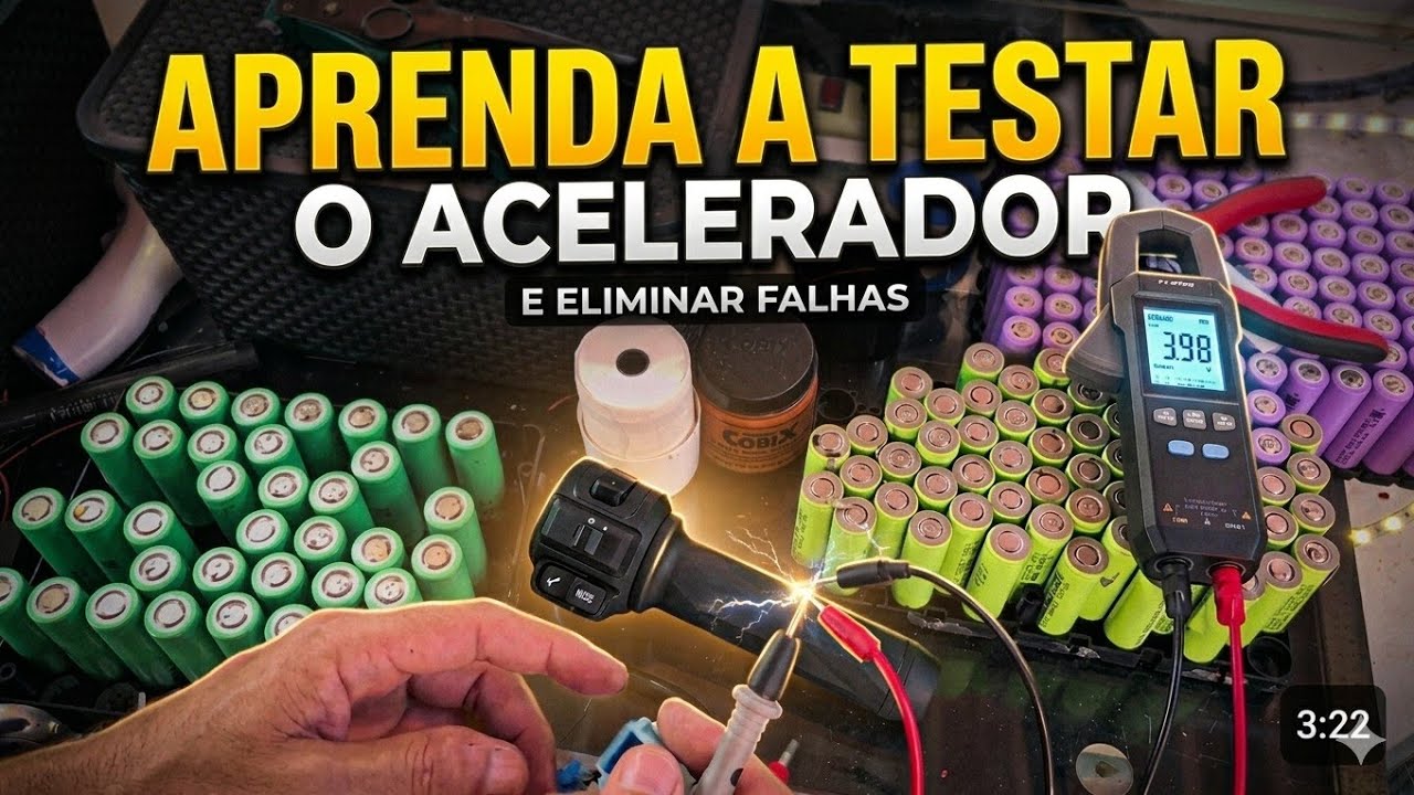 TESTE DE ACELERADOR Completo VOLTZ Ev1 Sport 