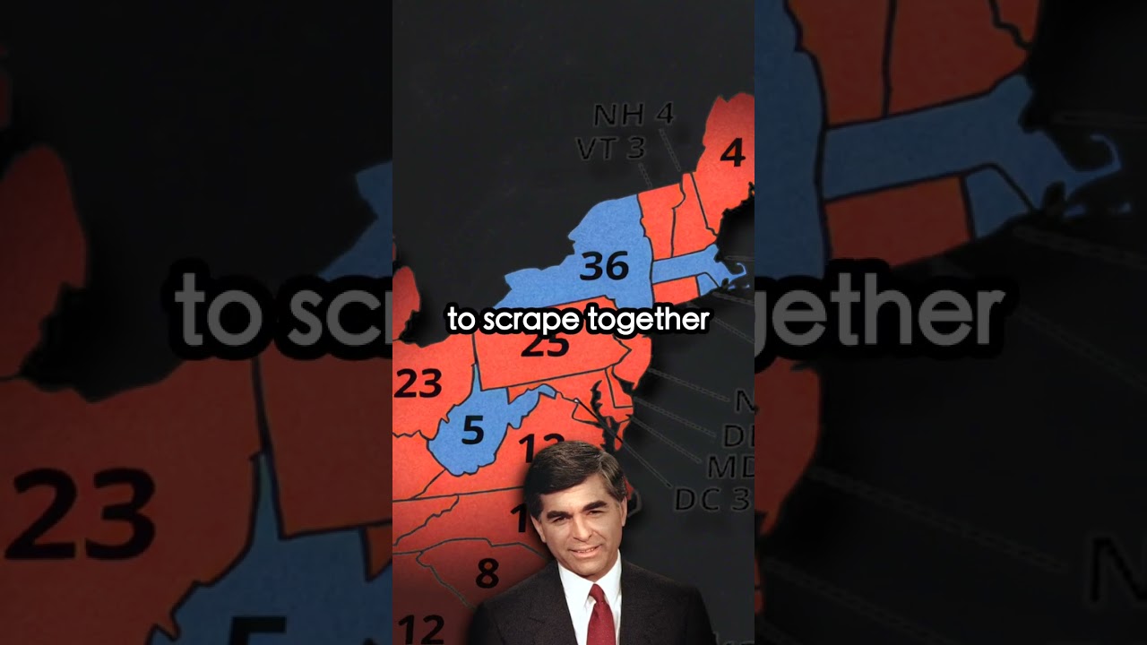 The 1988 US Election Landslide: Bush's 426 Electoral Votes vs. Dukakis's 111 & Close Popular Vote