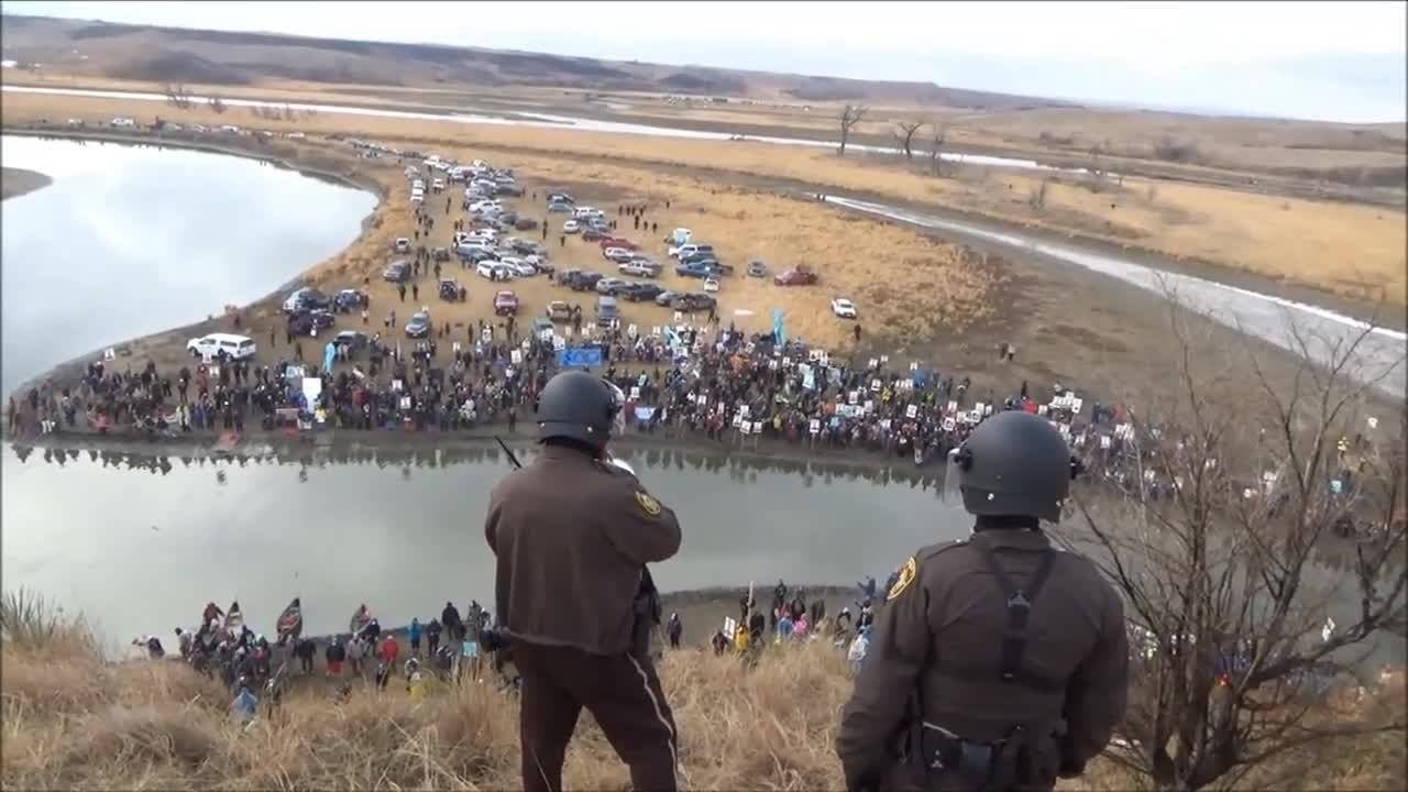 Dakota Access pipeline protesters injured
