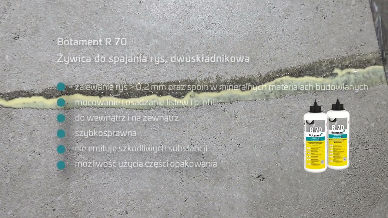 Botament R70 żywica do spajania rys