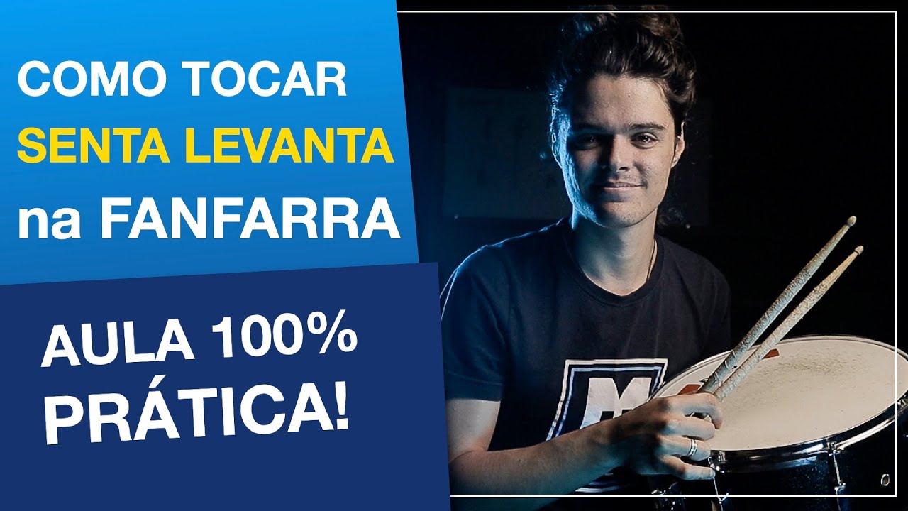AULA PRÁTICA PARA FANFARRAS | RITMO SENTA LEVANTA