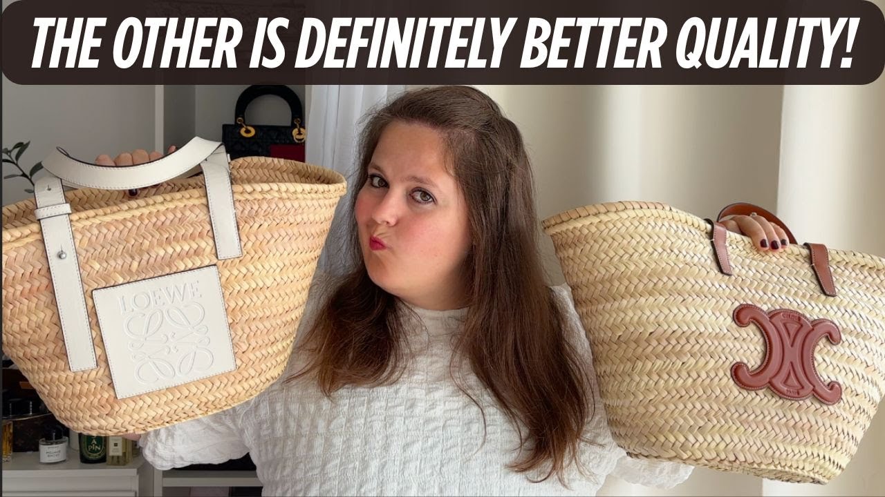 LOEWE BASKET BAG VS. CELINE CLASSIC PANIER BASKET BAG // UPDATED COMPARISON