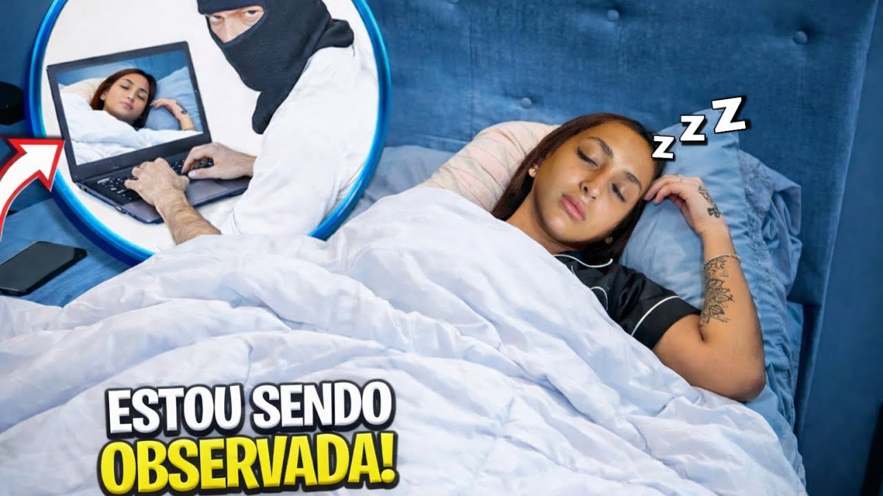 DESCOBRI QUE ALGUÉM ESTÁ ME OBSERVANDO PELO MEU PRÓPRIO CELULAR! ISSO É TENSO…