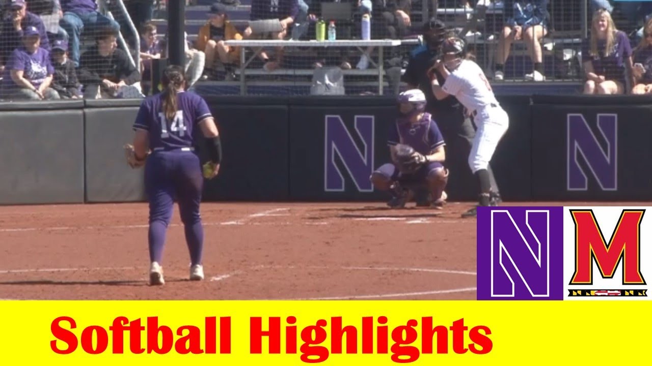 Maryland vs Northwestern Softball Game 2 Highlights, April 13 2024