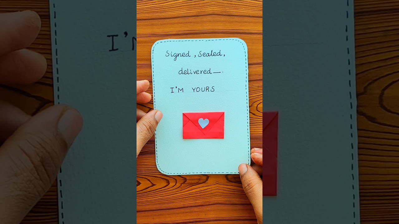 2 min DIY card for lover