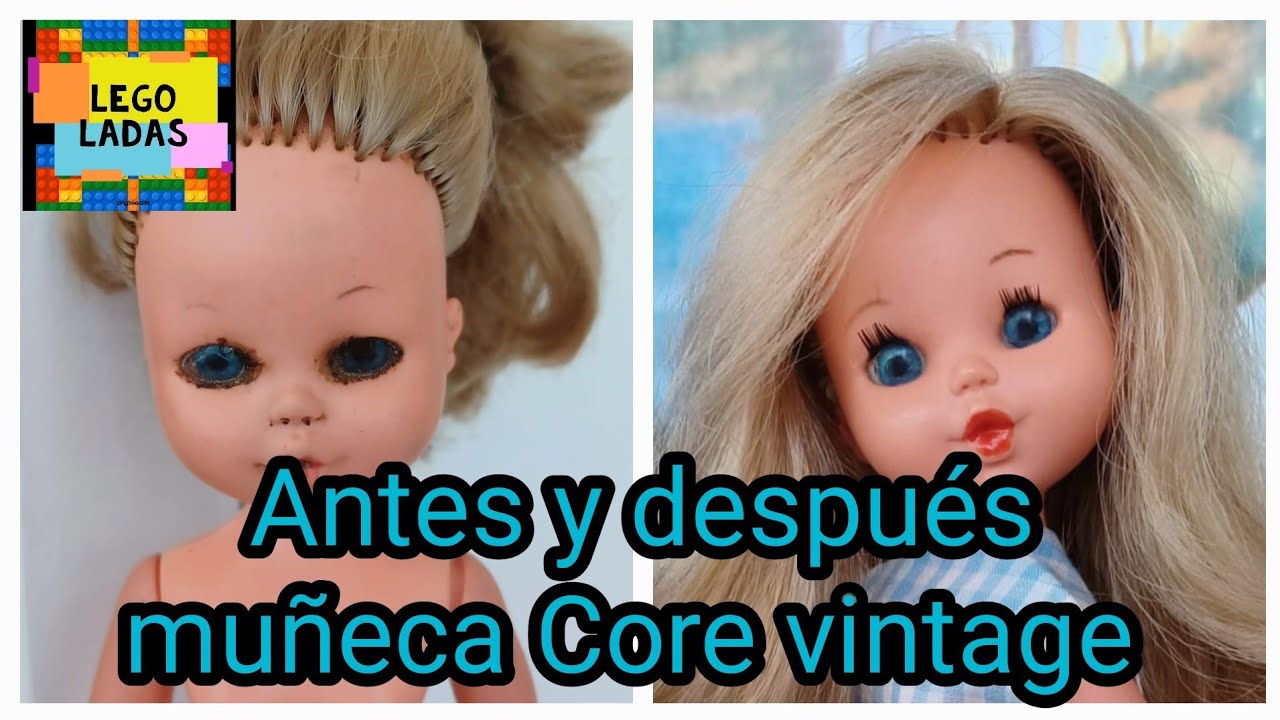Core restauración muñeca vintage DIY paso a paso