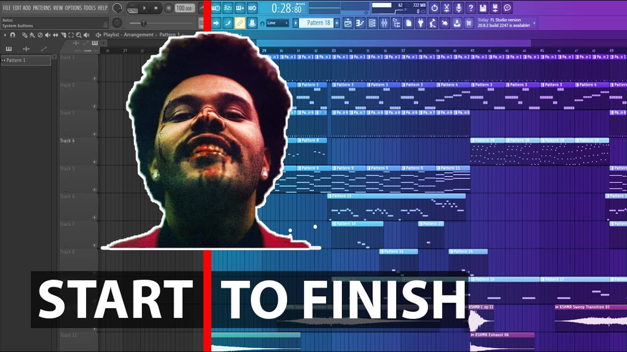 Start To Finish: The Weeknd Style Synthwave in 20 Minutes! - FL Studio 20 Tutorial