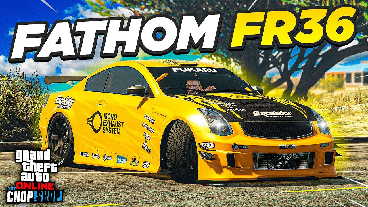 MELHOR CARRO PRA DRIFTS! TUNANDO O NOVO CARRO FATHOM FR36 - GTA 5 ONLINE (THE CHOP SHOP)