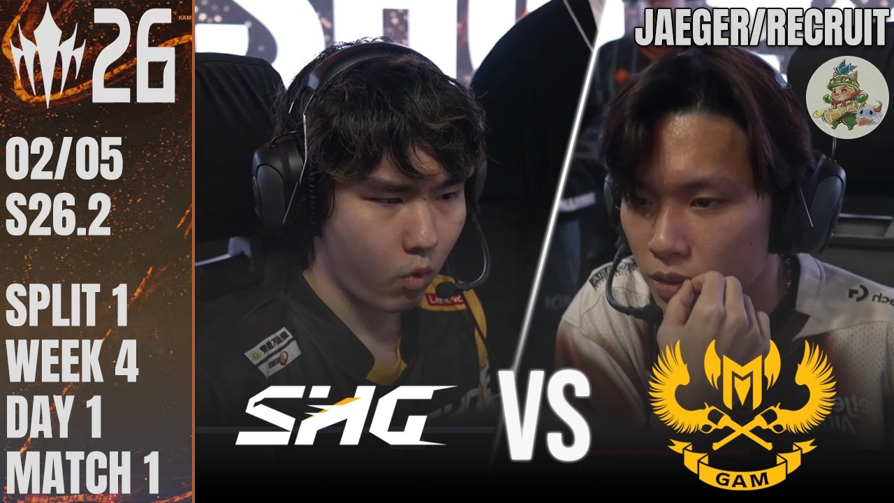 SHG vs GAM W4D1M1 BO3ハイライト | LCP 2026 Split 1 | Meanwhile in Japan Highlights