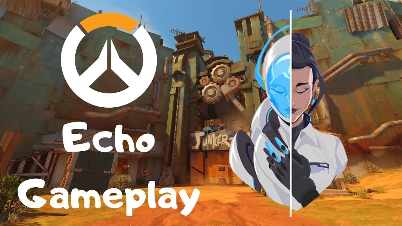 Overwatch | ECHO Gameplay! | 1080p60 | No Commentary