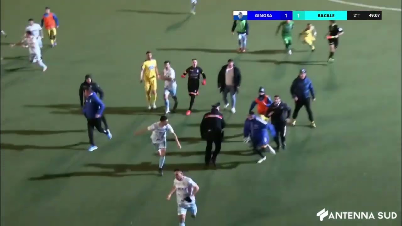 14 GENNAIO 2024 - ECCELLENZA GIRONE B: GINOSA - ATLETICO RACALE, FINALE CON RISSA AL 