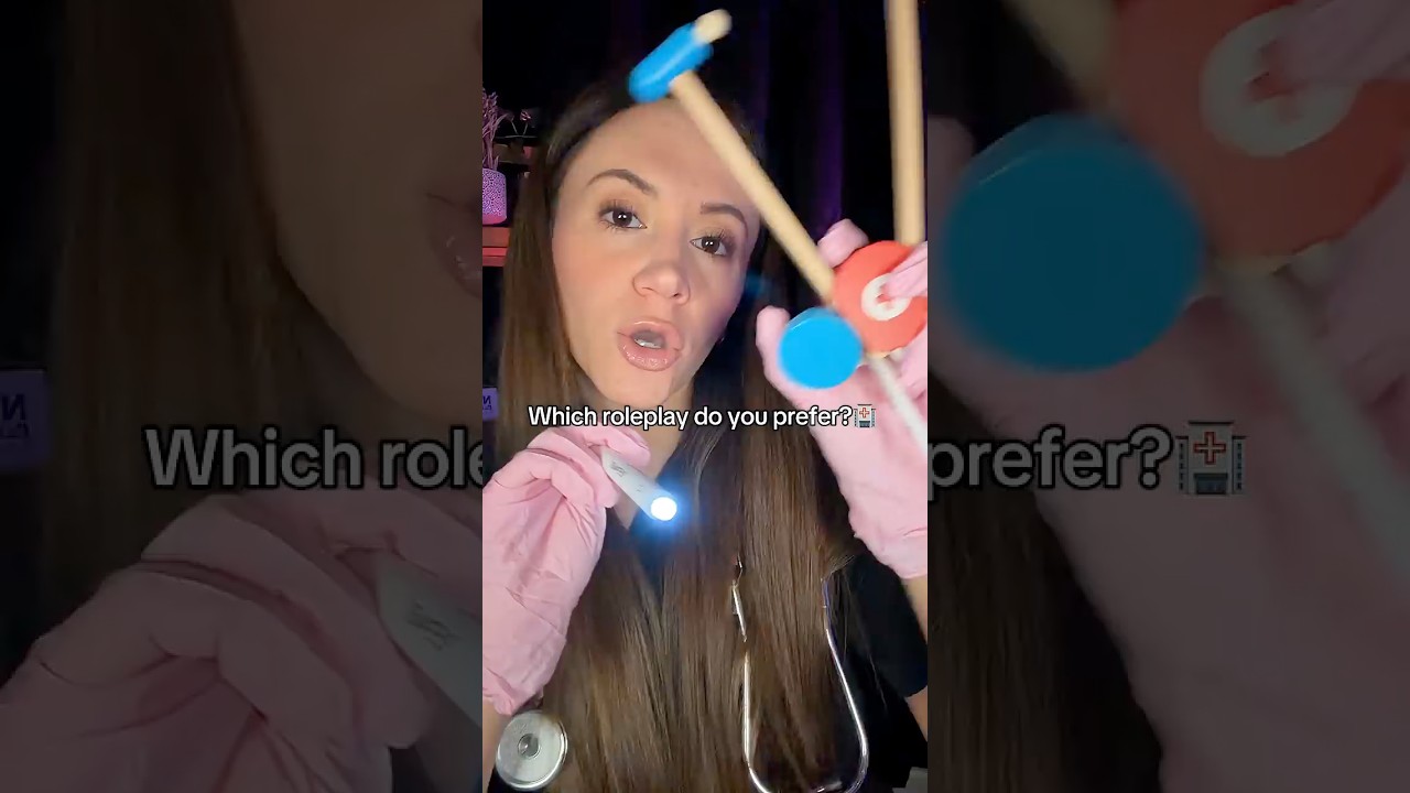 Which ASMR Roleplay Do You Prefer? #asmr