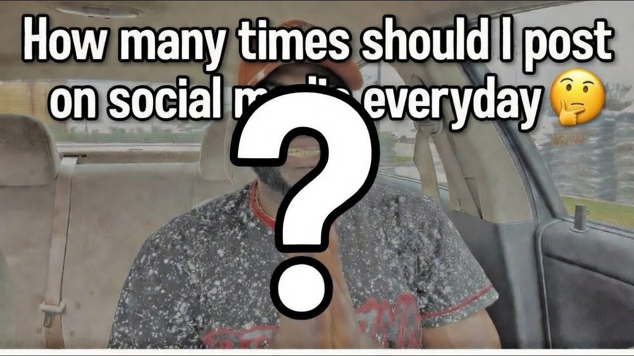 How many times should I Post on Social Media #viral #funny #funnyvideos #reels 