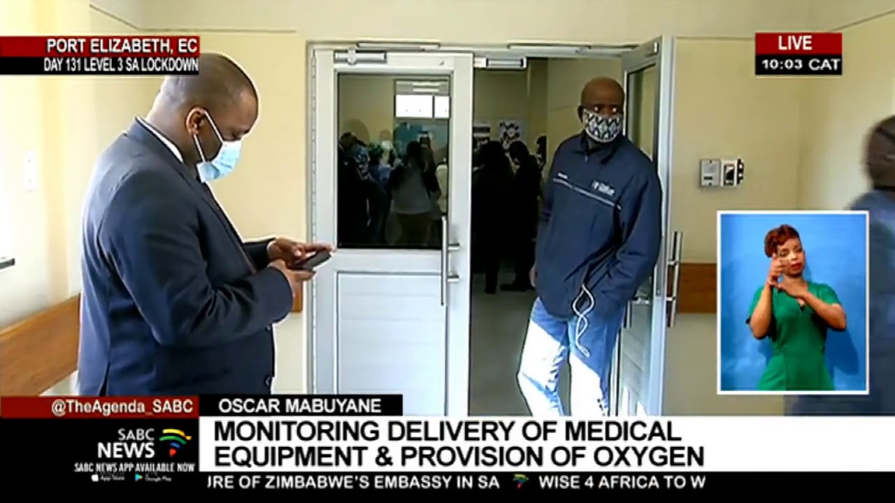 COVID-19 | Eastern Cape Premier Oscar Mabuyane visits several hospitals in Port Elizabeth