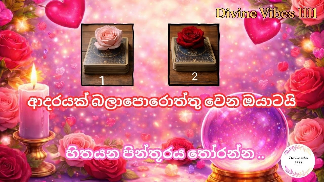 ආදරයක් බලාපොරොත්තු වෙන ඔයාටයි |For you who are waiting for love | Tarot Sinhala