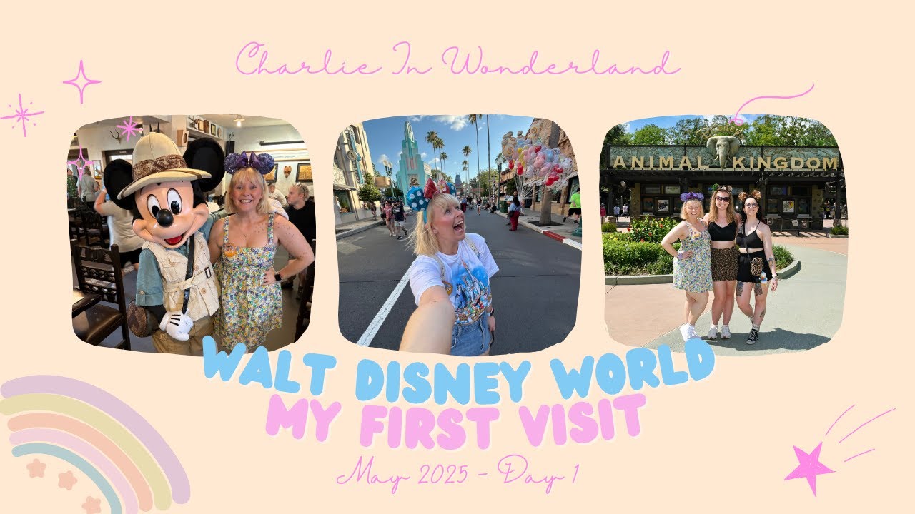WALT DISNEY WORLD GIRLS TRIP - MAY 2025 - MY FIRST VISIT - ANIMAL KINGDOM, TUSKER HOUSE & FANTASMIC!