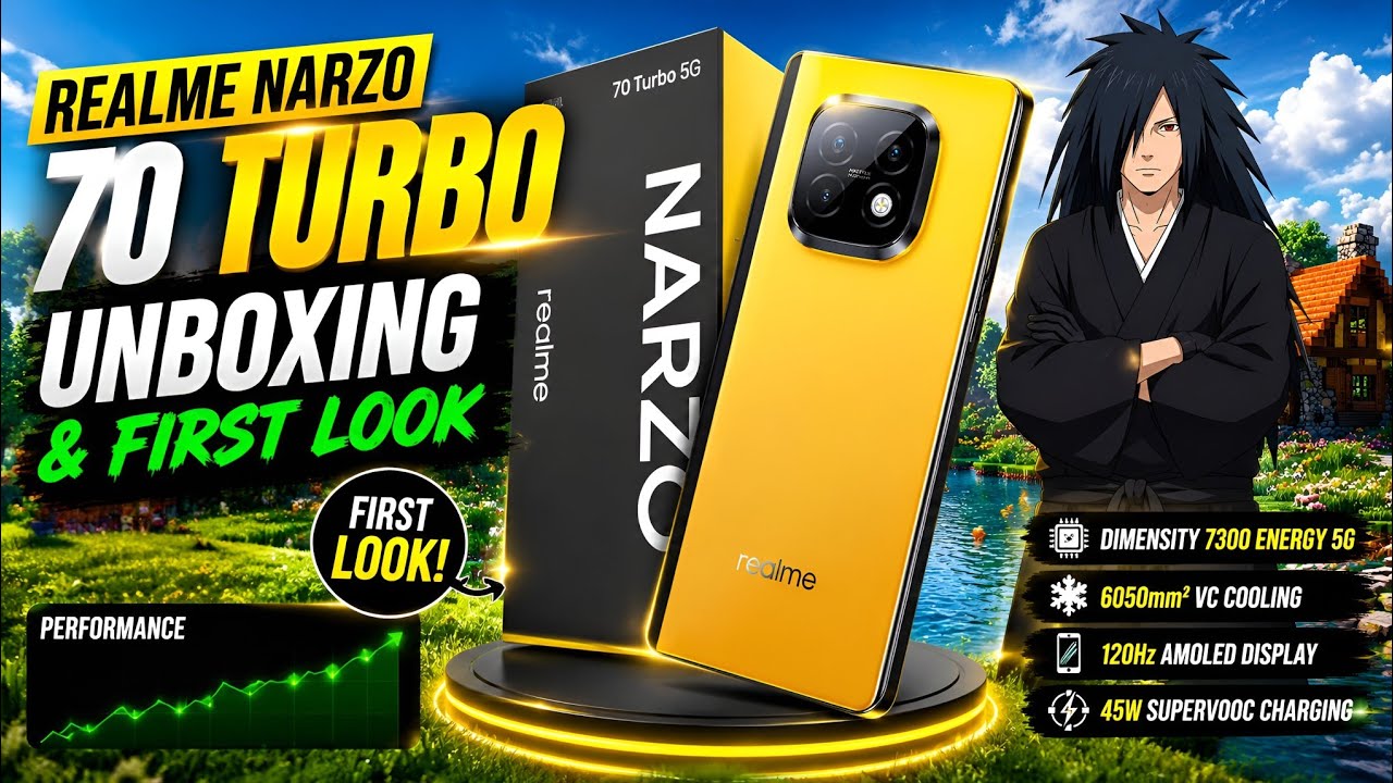 Realme Narzo 70 Turbo 90 FPS free fire test with FPS Meter – 90 FPS free fire At 15000 🤔