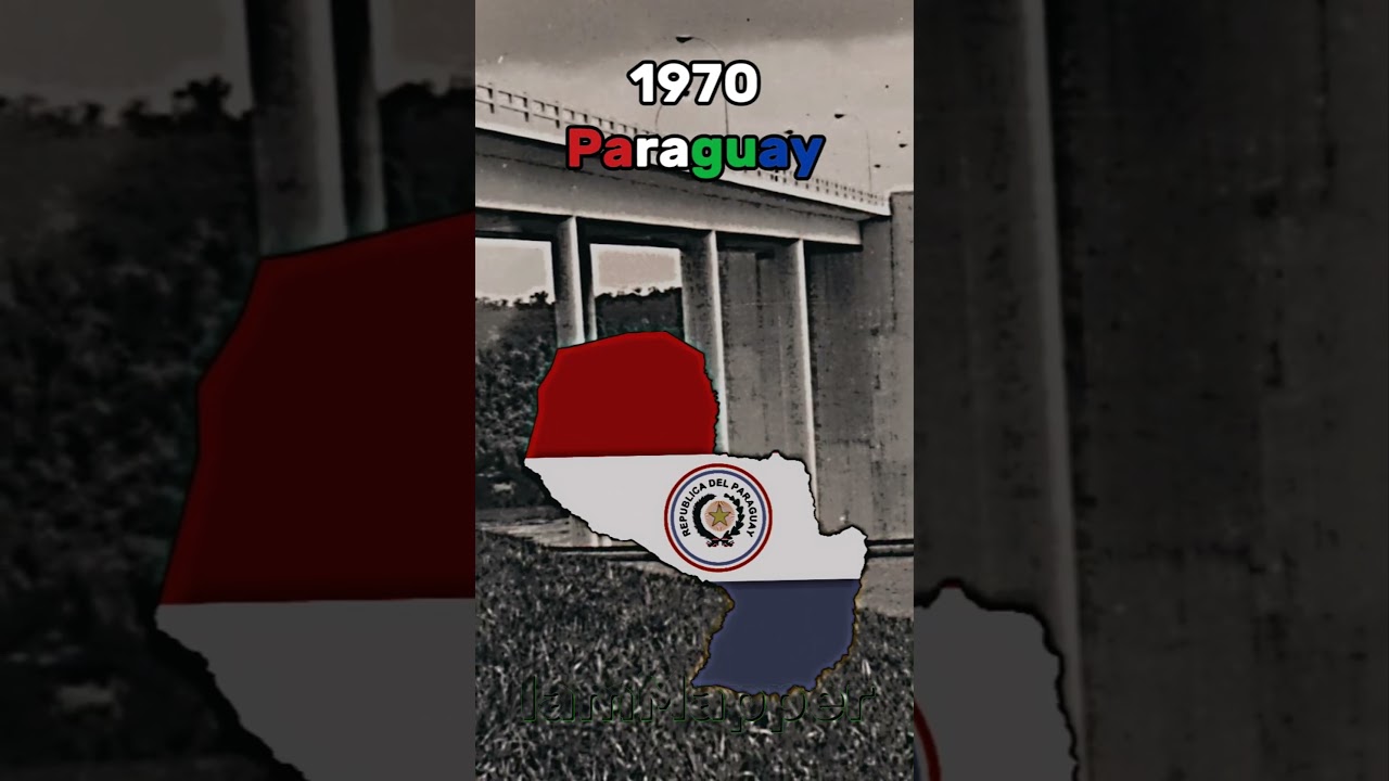 Evolution of Paraguay 🇵🇾 #history #geography #paraguay #country