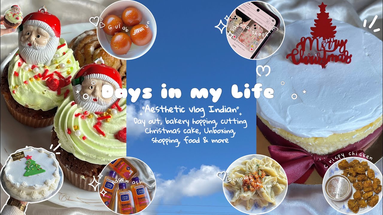 Aesthetic Day in my Life ♡ | bakery hopping🍧,day out,food,haul🎀 #minivlog #food #weeklyvlog #explore