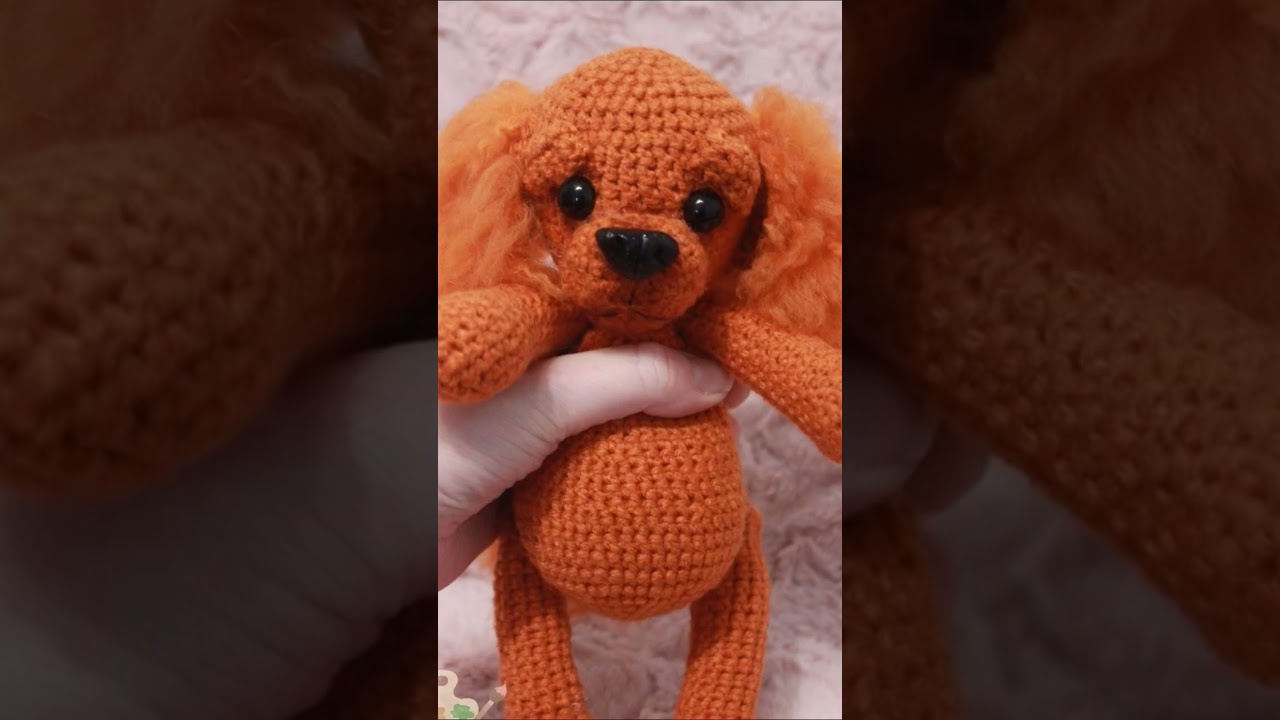 #craft #handmadesculpture #sculpting #polymerclay #dogart #petartist #petart #crochet #plushie #aww