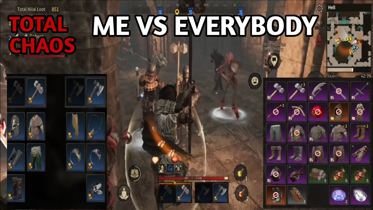 PARTY WIHT MERCENARY-HELL MODE PART2(ABYSS OF DUNGEONS)