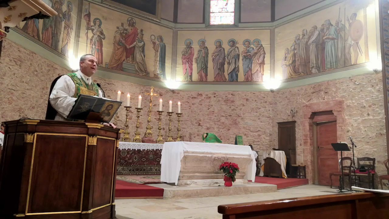 Homélie par l'abbé Marc BOURGUIN: les noces de cana - 2019