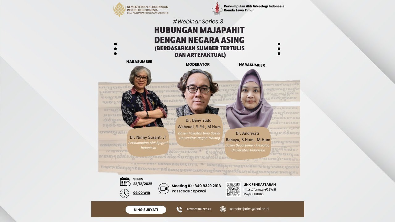 Webinar: Hubungan Majapahit dengan Negara Asing
