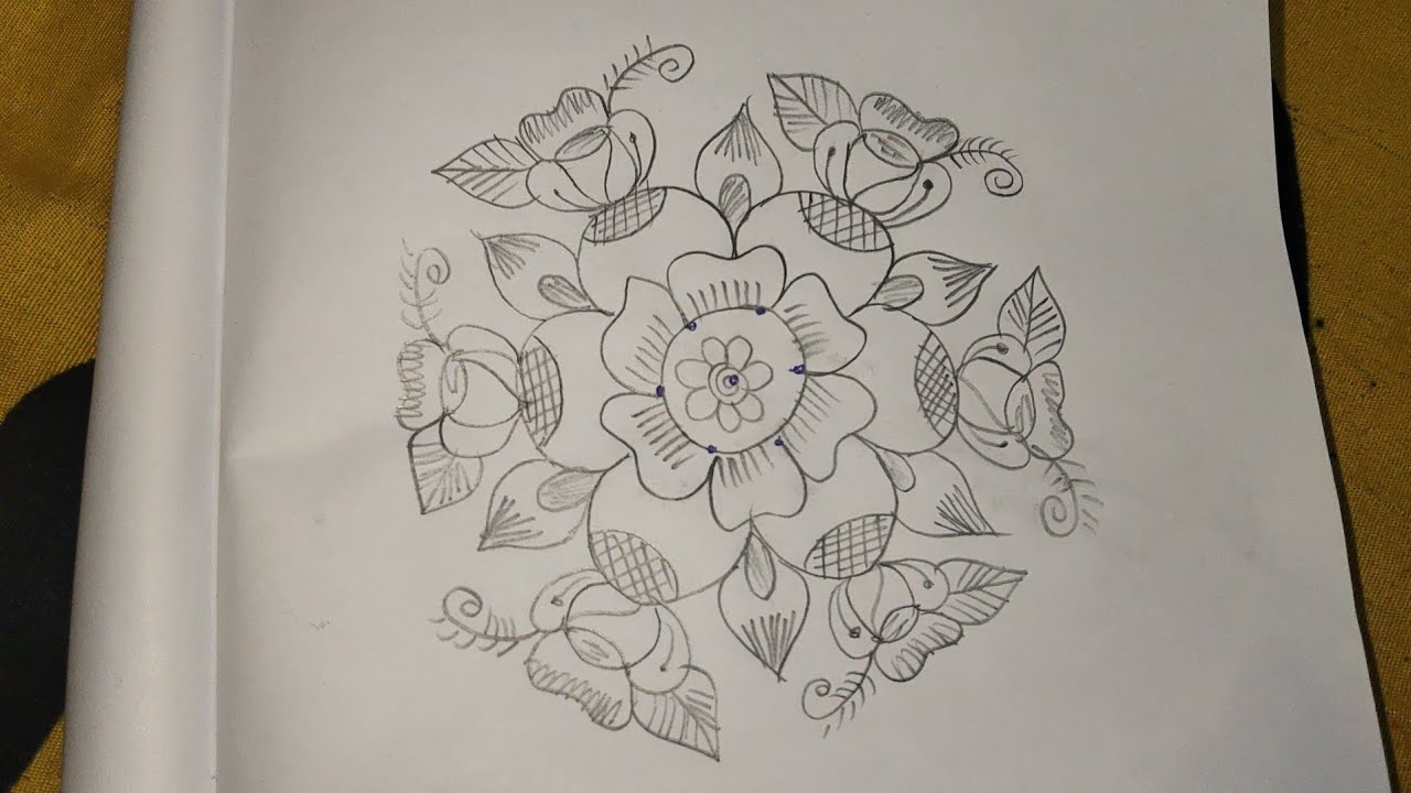 Beautiful rangoli design #dailymuggulu #bordermuggulu #chinnamuggulu #viralvideo 