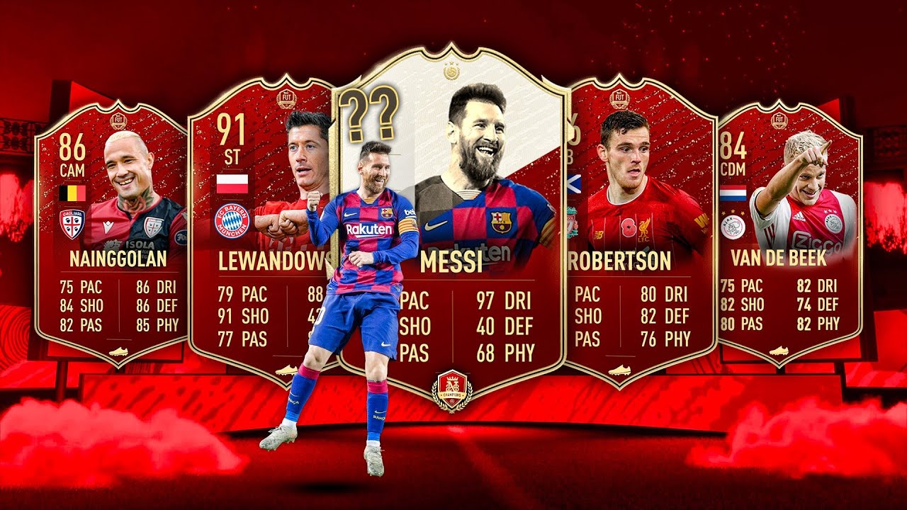 OMG I PACKED GULLIT!!!! BASE ICON PACKS!! RED IF MESSI HUNT!!!! - FIFA 20 Ultimate Team